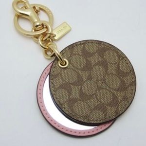 COACH MIRROR KEYCHAIN